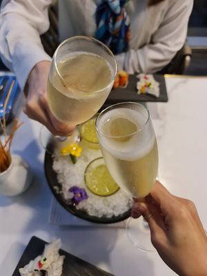 Cheers!! ~ 5/9/22 at Joie Restaurant in Central Singapore
