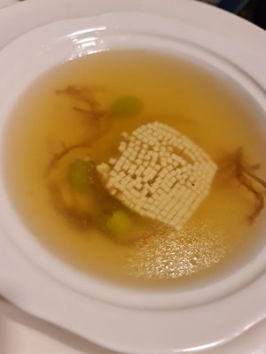 Japanese Kunbu soup ~ 5/9/22 at Joie Restaurant in Central Singapore