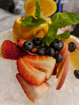 Fruit platter ~ 5/9/22 at Joie Restaurant in Central Singapore