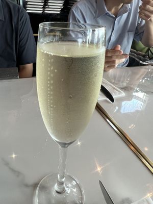 Prosecco- most value for money  at Joie Restaurant in Central Singapore