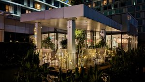 Outdoor Seating at Joie Restaurant in Central Singapore