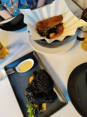 Charcoal tempura at Joie Restaurant in Central Singapore