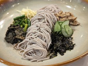 D'RIM signature noodles at Joie Restaurant in Central Singapore