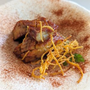 Sweet and spicy ikayaki at Joie Restaurant in Central Singapore