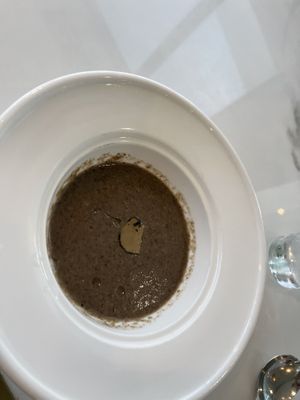 Mushroom soup   at Joie Restaurant in Central Singapore