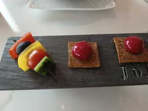Vegan, non-tasting appetizer at Joie Restaurant in Central Singapore