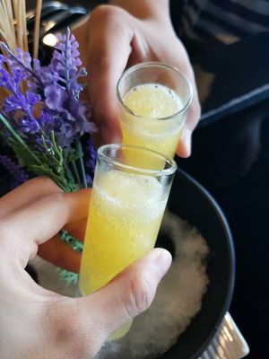 Awakening drink at Joie Restaurant in Central Singapore