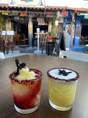 Margaritas at Lola Valentina in Isla Mujeres