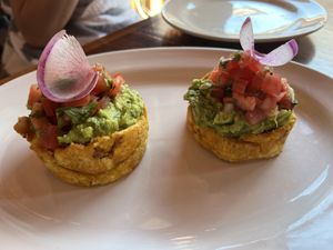 Plantain dish  at Lola Valentina in Isla Mujeres