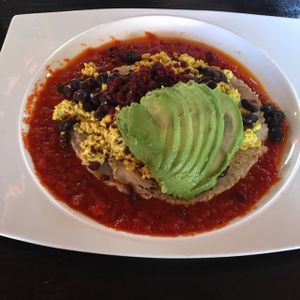 Tex Mex Rancheros at Lola Valentina in Isla Mujeres