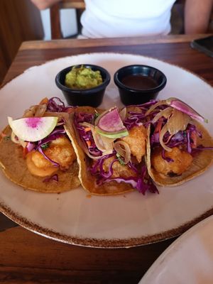 Coliflower tacos at Lola Valentina in Isla Mujeres