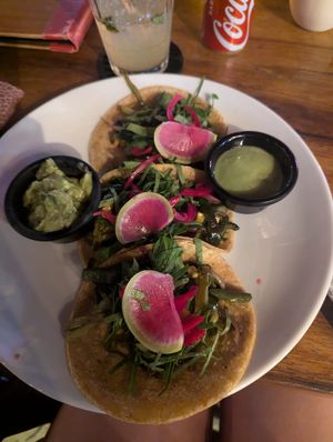 Cactus Tacos at Lola Valentina in Isla Mujeres