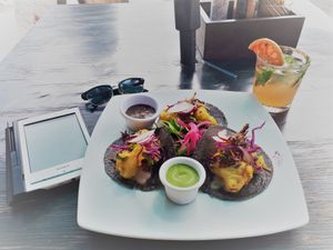 Cauliflower tacos at Lola Valentina in Isla Mujeres