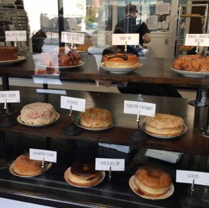 display at Beechwood Doughnuts in St Catharines