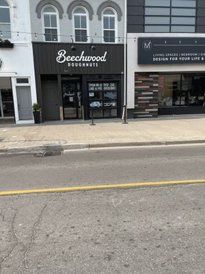 Outside  at Beechwood Doughnuts in St Catharines