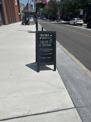 Monthly flavors  at Beechwood Doughnuts in St Catharines