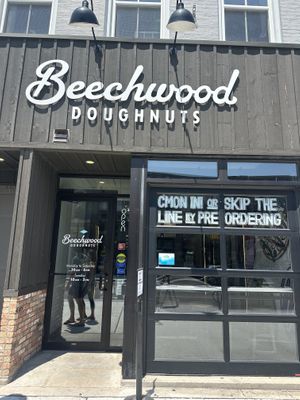 Outside  at Beechwood Doughnuts in St Catharines
