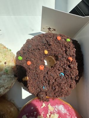 Cosmic brownie  at Beechwood Doughnuts in St Catharines
