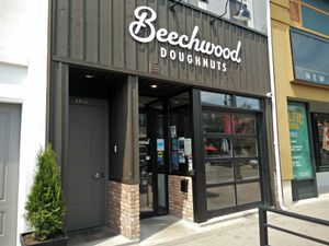 view from outside at Beechwood Doughnuts in St Catharines