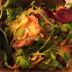 amazing salad at Veghed in Toronto