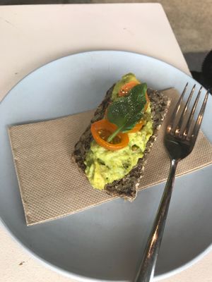Toast of the day at The Raw Kitchen in Auckland