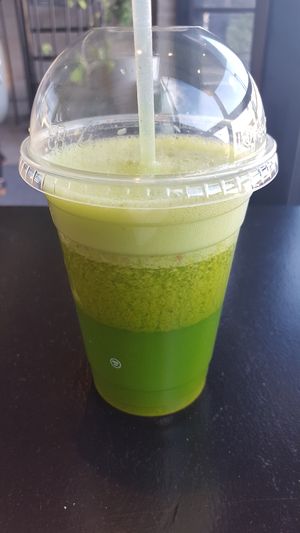Detox juice at The Raw Kitchen in Auckland