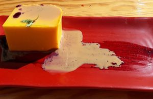 Panacota de mango - excelente at Astrid in Malaga