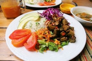 Dish of the day on a sunday. at Kalenda in Santo Domingo