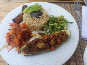 Main course at Kalenda in Santo Domingo