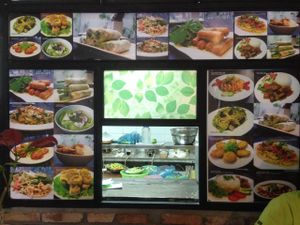 Picture Menu and Kitchen at Saigon Vegan - Bui Vien in Ho Chi Minh City