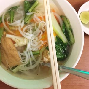veggie pho at Phuong Ca Fe Vietnamese in Ho Chi Minh City