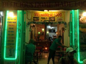 Exterior at night.  at Phuong Ca Fe Vietnamese in Ho Chi Minh City