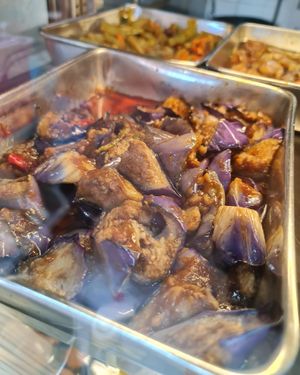 Eggplant 😍 ~ 11/3/22 at Ci Wen Vegetarian 慈雲素食 in Northeast Singapore