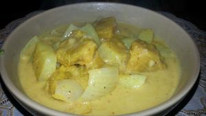 massaman curry at The Yoga Retreat in Koh Phangan