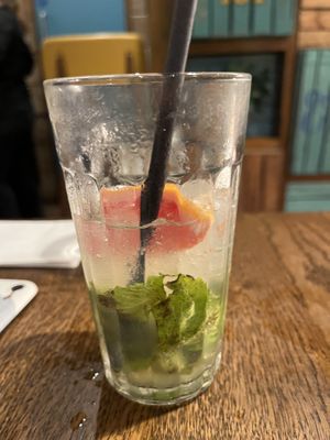 Apple mojo-less  at Las Iguanas in Reading
