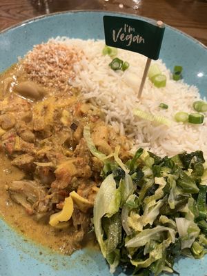 Brazilian jackfruit curry  at Las Iguanas in Reading