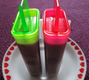 coconut - strawbery ice cream at Bio Vegan in Bratislava