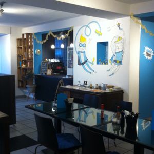 funky indoors  at Super Jami Kitchen in Stuttgart