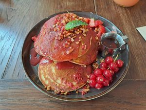 Pancakes 🍓 at Super Jami Kitchen in Stuttgart