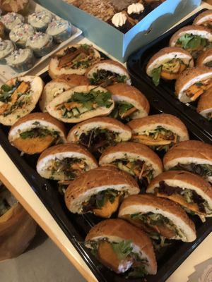 Catering: Banh Mi with smoked tofu and sweet potato   at Super Jami Kitchen in Stuttgart