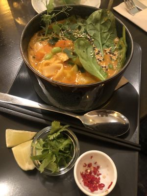 Lemon grass soup   at Super Jami Kitchen in Stuttgart