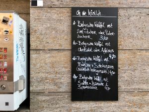 outside at Super Jami Kitchen in Stuttgart