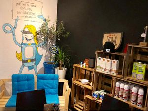 inside at Super Jami Kitchen in Stuttgart