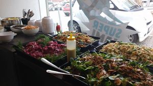 buffet at Super Jami! Insane! at Super Jami Kitchen in Stuttgart