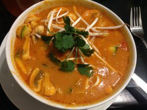 curry soup. at Super Jami Kitchen in Stuttgart