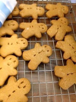 Vegan gingerbread men :)
 at A Little Something in Thornton