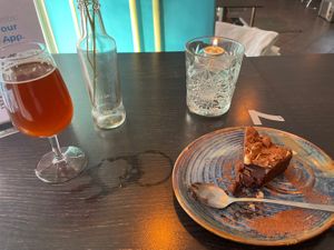 Red IPA and Chocolate truffle  at Brewers Beer Bar - 3eLång in Gothenburg