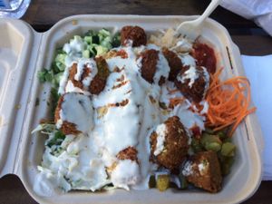 plate me at The Flying Falafel in San Francisco