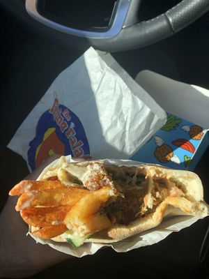 Falafel  at The Flying Falafel in San Francisco