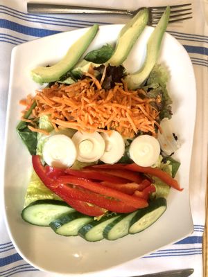 Summer salad at The Fork and Flask at Nage in Rehoboth Beach